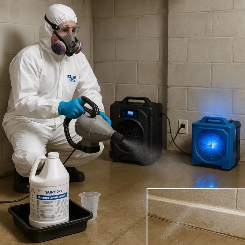 Sanitization and Odor Removal process in Cold Spring Harbor, NY